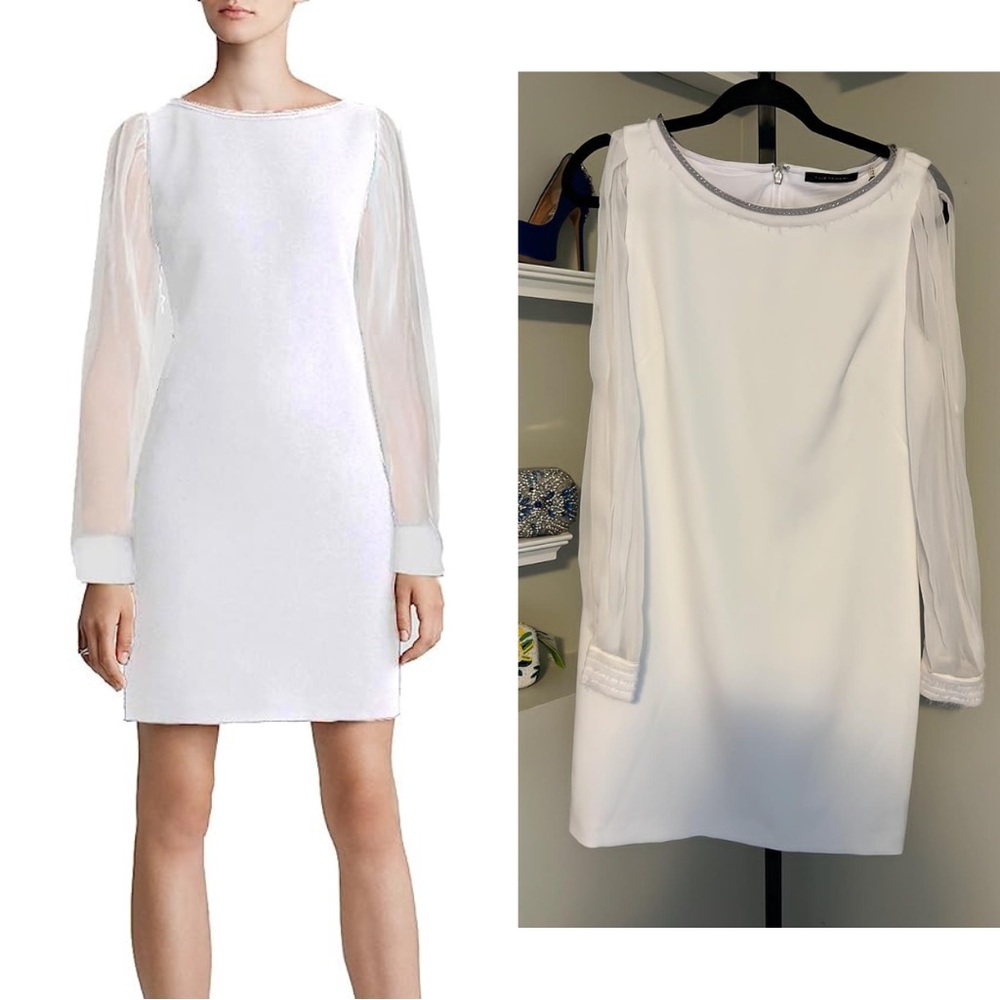 Elie Tahari Pencey White Dress